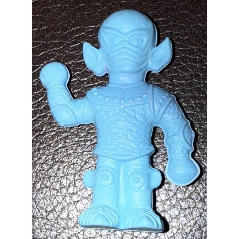 VTG Diener Rubber Toy Figure Eraser Monster Space Alien Kaijou Blue no Mouth‎